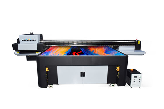 정밀 리본 프린터 LED 자외선 잉크 프린팅 이중 화이트 컬러 라이트 오일 모드 1800x1000mm 인쇄 크기