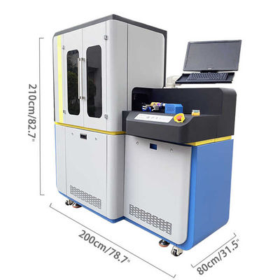 터치 스크린과 USB 3가 있는 직경 40-120mm UV 잉크젯 프린터0