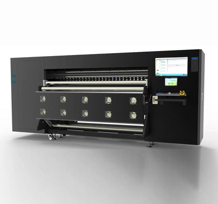 270m2 / 시간 최대 인쇄 속도 PLC 잉크 공급 시스템으로 장착 된 디지털 섬유 프린터