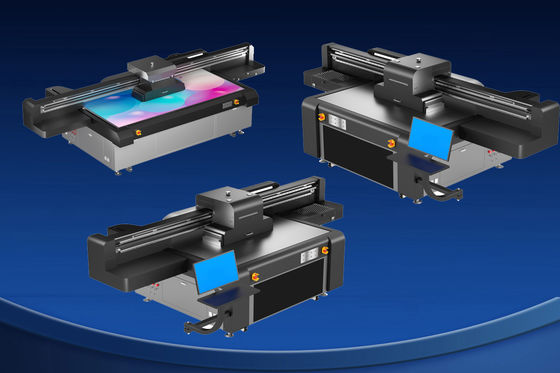 0-10cm 높이의 인쇄 매체용 단일 패스 UV 프린터, Ricoh Gen 5i 노즐 및 AC 220V/50Hz/60Hz 전원 공급 장치