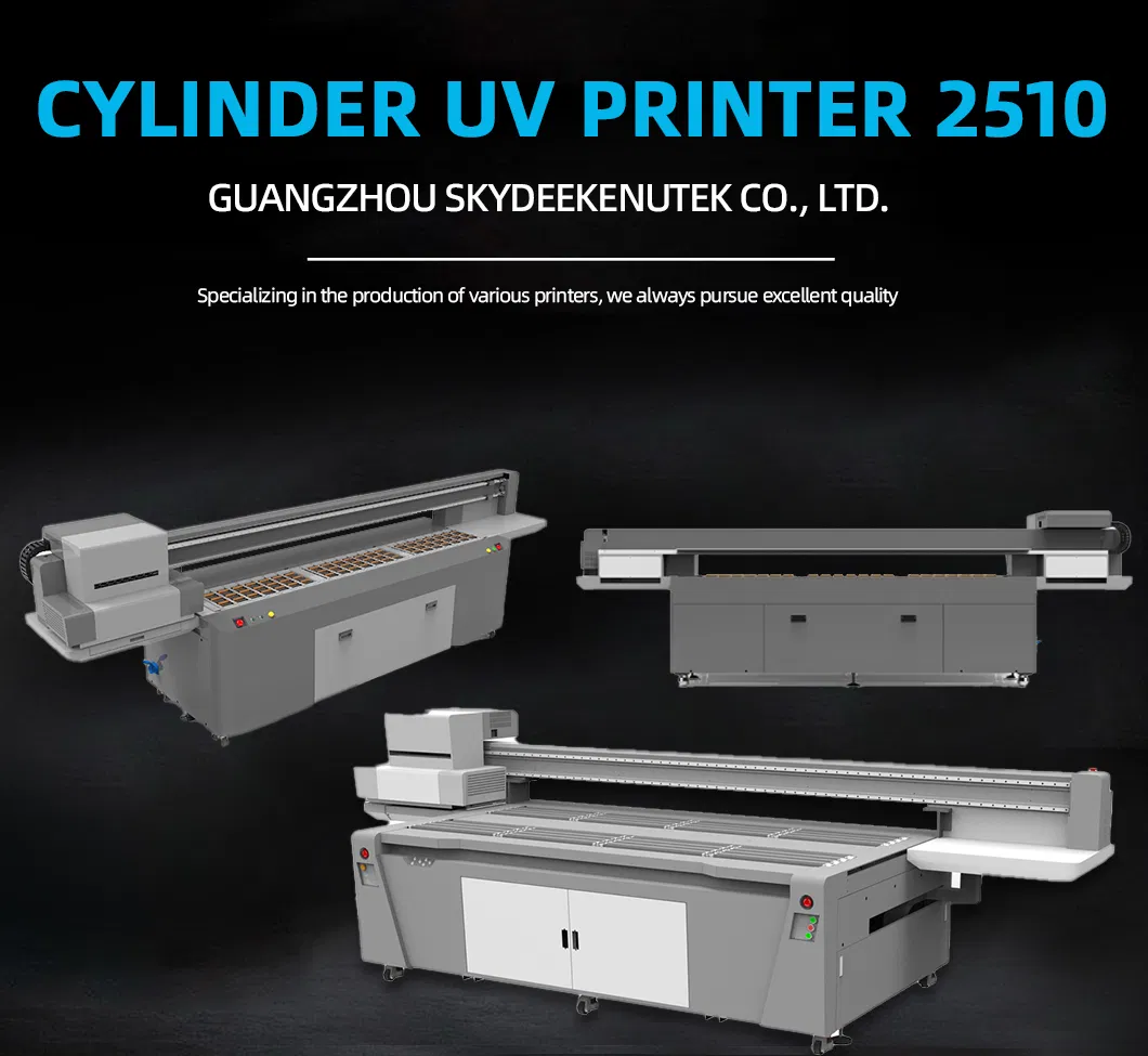 Automatic UV 360° Rotary Bottle Printer - Front View